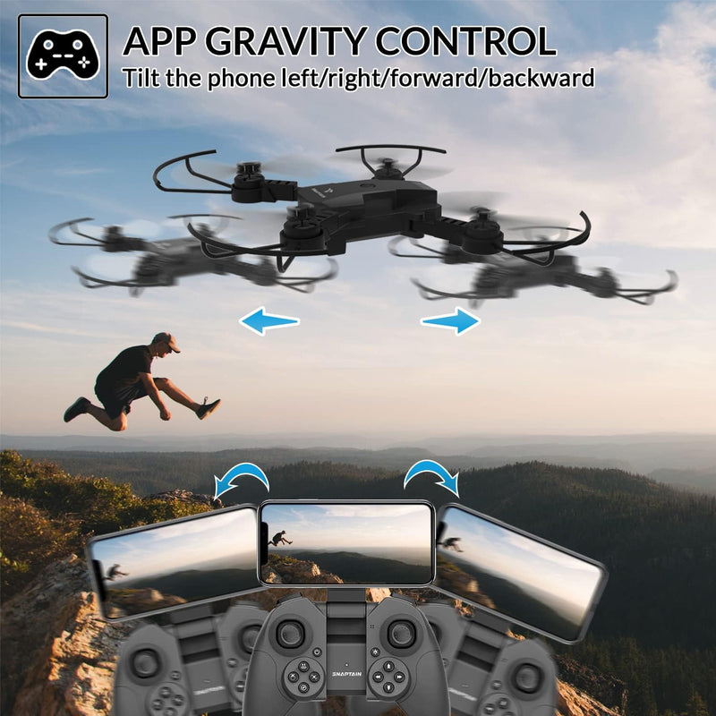 SnaptaIn A10 Mini Foldable Drone with 1080P HD Camera