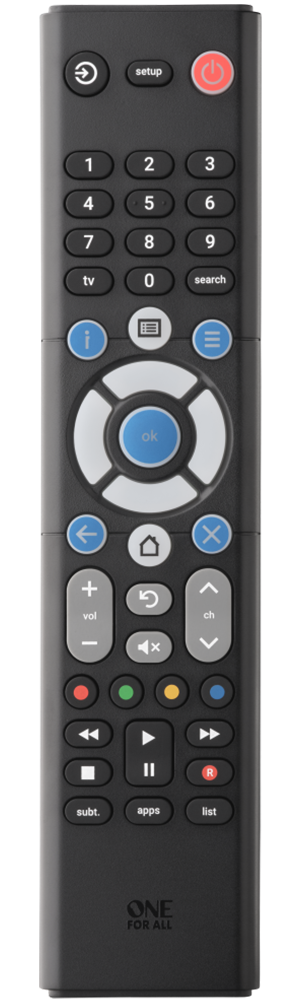 One For All Universal TV Essence Brand Remote