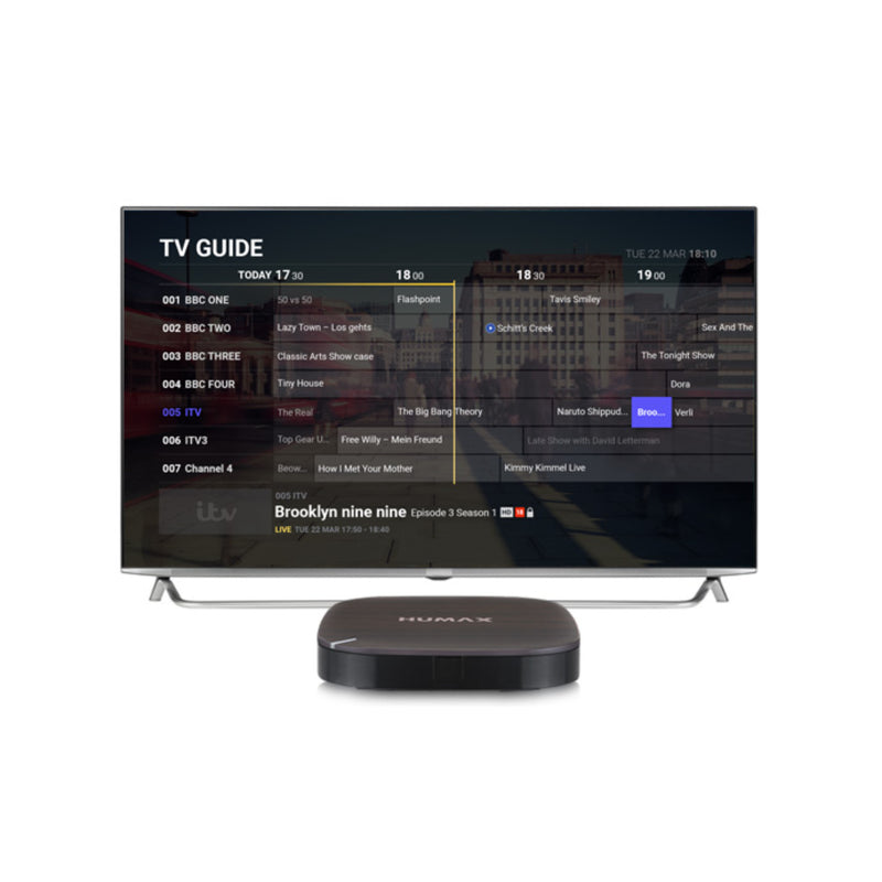 Humax FVP-5000T 2TB Freeview Play HD TV Recorder + Multi Room Box (Watch TV in Multiple Rooms) (Renewed)