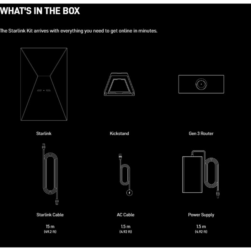 Brand New Starlink Generation 3 Kit FREE NEXT DAY DELIVERY